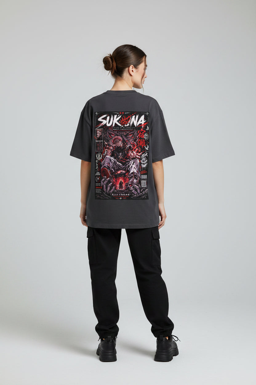 King of Curses – Ryomen Sukuna  Oversized T-Shirt